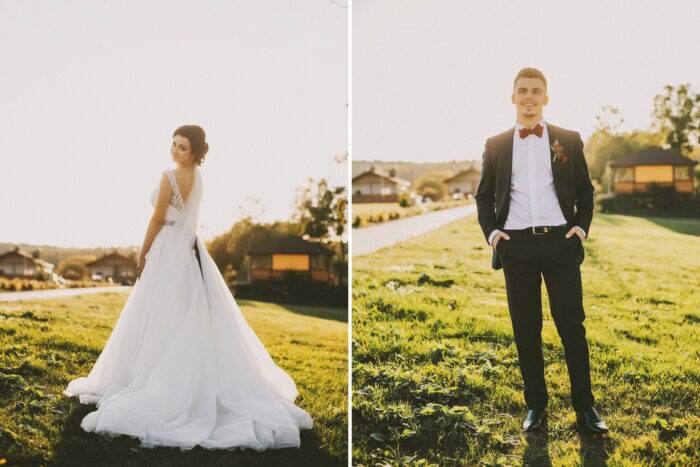 Екатерина и Алексей 6 Наши невесты <p style="text-align: justify;">Екатерина и Алексей</p>
<p style="text-align: justify;">Настоящая голливудская свадьба - это мечта любой невесты! Безупречная невеста Екатерина и элегантный жених Алексей с лёгкостью сделали свой праздник по-настоящему особенным и запоминающимся, акцентируя внимание на самом модном цвете 2015 года марсала - естественном, надежном и натуральном оттенке красного вина. Невеста также дополнила этим тоном свой свадебный образ в виде расшитого из камней swarovski и исключительного бисера пояска. Главным свадебным нарядом своей мечты Екатерина выбрала великолепную пышную ультрамодную модель платья американской дизайнерской коллекции <span class="removed_link" title="https://bliss.by/catalog/cat-wedding-dress/madeline-gardner-new-york/svadebnoe-plate-cara-51029">MADELINE GARDNER OF NEW YORK - CARA 51029</span> в ivory цвете! Платье бесконечно уникально! Закрытое полупрозрачное декольте с вырезом "лодочка" безупречно подчеркнул хрупкость плеч невесты, а открытая "V-образная" спинка акцентирует внимание на сексуальности и женственности главной героини! Легкий тюльмариновый шлейф, который выкладывается волнами только лишь дополняет всю красоту нотками естественности, изысканности, элегантности и непринужденности!</p>
<p style="text-align: justify;">Екатерина и Алексей! Ваши фото пропитаны любовью, трепетом, нежностью друг к другу! Свадебный салон "BLISS" поздравляет Вас с этим чудесным событием - рождением Вашей семьи! Желаем сохранить все эти эмоции и чувства навсегда! Светитесь от счастья, восхищайтесь романтикой и теплотой чувств! Цените каждую секундочку проведенную рядом! Доказывайте и убеждайтесь с каждым днем, что Ваш обоюдный выбор был правильным и настоящим! Поздравляем!!!</p>