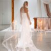 Иксия 5 Сониа Солей <p style="text-align: justify;">Свадебное платье облегающего силуэта с драпировкой на талии — идеальный вариант для невесты, желающей подчеркнуть свою фигуру. Изготовлено из роскошного атласа, это платье выглядит элегантно и стильно. Особой изюминкой является возможность дополнить образ съемной юбкой (продаётся отдельно), что позволит вам легко менять ваш образ в течение дня.</p>
<iframe src="https://www.youtube.com/embed/r89lKt3kwBI" width="auto" height="600" frameborder="0" allowfullscreen="allowfullscreen"><span data-mce-type="bookmark" style="display: inline-block; width: 0px; overflow: hidden; line-height: 0;" class="mce_SELRES_start">﻿</span></iframe>